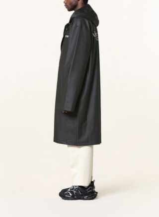 VETEMENTS Regenmantel Herren, Schwarz