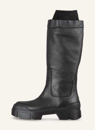 VIC MATIÉ Plateau-Stiefel Damen, Schwarz