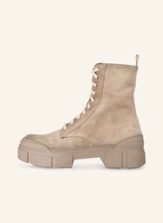 VIC MATIÉ Schnürboots Damen, Beige