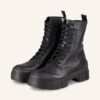 VIC MATIÉ Schnürboots Damen, Schwarz