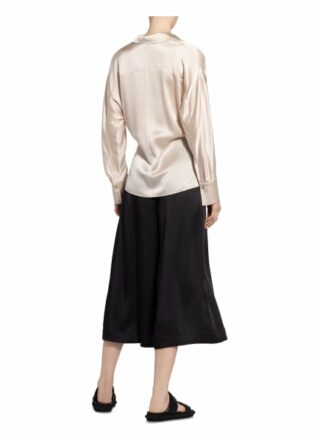 VINCE Seidenbluse Damen, Beige