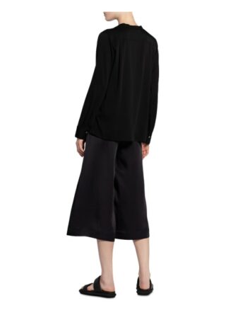 VINCE Seidenbluse Damen, Schwarz