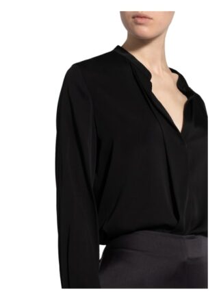 VINCE Seidenbluse Damen, Schwarz