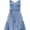 VM VERA MONT Cocktailkleid Damen, Blau