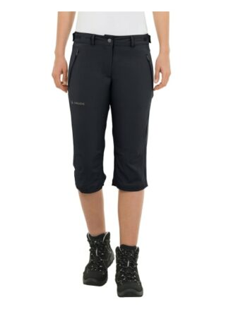 Vaude W Farley Stretch Capri Ii Leggings Damen, Schwarz
