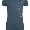 Vaude W Skomer Print T T-Shirts Damen, Blau