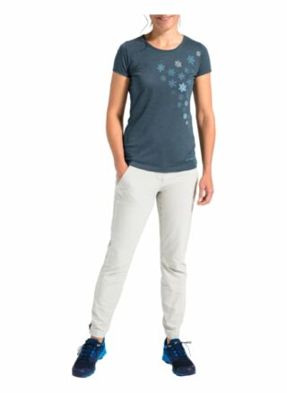 Vaude W Skomer Print T T-Shirts Damen, Blau