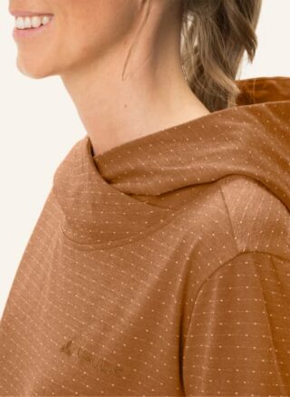 Vaude W Tuenno P Hoodie Damen, Braun