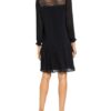 Vera Mont Plisseekleid Damen, Schwarz