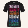 Versace Jeans Couture T-Shirts Damen, Schwarz