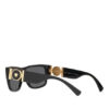 Versace ve4369 Sonnenbrille Damen, Schwarz