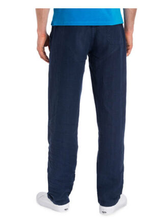 Vilebrequin Pacha Leinenhose Herren, Blau