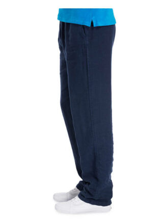 Vilebrequin Pacha Leinenhose Herren, Blau