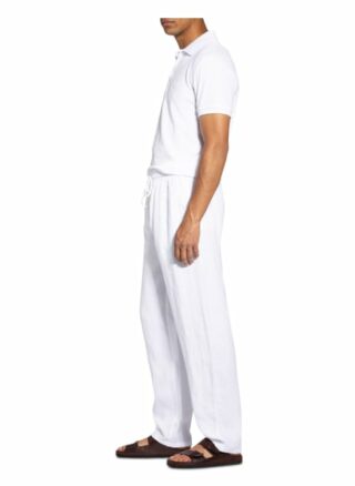 Vilebrequin Pacha Leinenhose Herren, Weiß