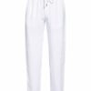 Vilebrequin Pacha Leinenhose Herren, Weiß