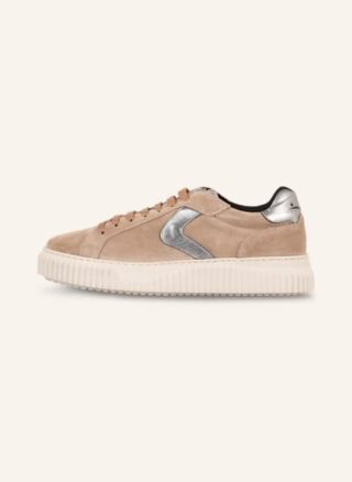 Voile blanche Lipari Plateau-Sneaker Damen, Beige