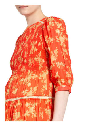 WATERCULT Patchwork Florals Strandkleid Damen, Rot