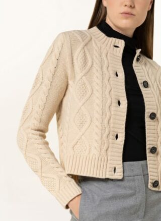 WEEKEND MaxMara Agenda Strickjacke Damen, Weiß