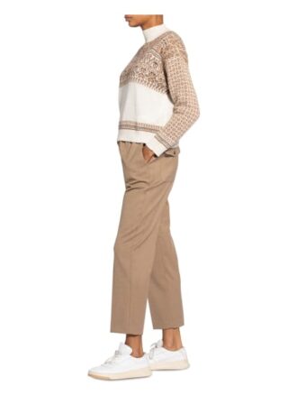 WEEKEND MaxMara Egizio 7/8-Cigarettenhose Damen, Braun