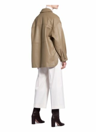 WEEKEND MaxMara Nicola Lederjacke Damen, Braun