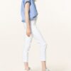 WHISTLES 7/8 Skinny Jeans Damen, Weiß