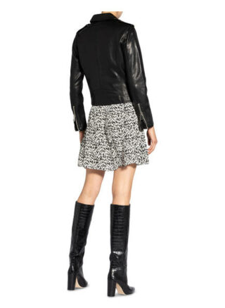 WHISTLES Agnes Lederjacke Damen, Schwarz