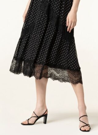 WHISTLES Ausgestelltes Kleid Damen, Schwarz