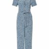 WHISTLES Corey Jumpsuit Damen, Blau