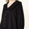WHISTLES Emery Hängerkleid Damen, Schwarz