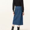 WHISTLES Harlow A-Linien-Jeansrock Damen, Blau