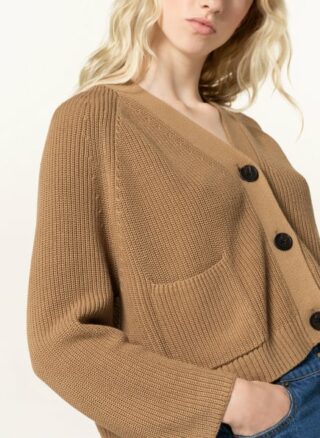 WHISTLES Nora Strickjacke Damen, Braun