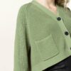 WHISTLES Nora Strickjacke Damen, Grün