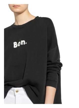 WHISTLES Oversized-Sweatshirt Damen, Schwarz