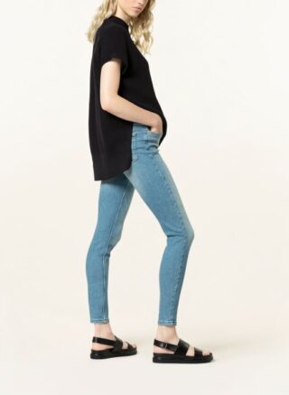 WHISTLES Skinny Jeans Damen, Blau