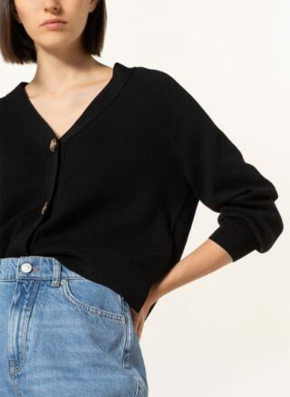 WHISTLES Strickjacke Damen, Schwarz