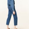 WHISTLES Tapered Jeans Damen, Blau
