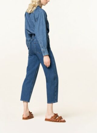 WHISTLES Tapered Jeans Damen, Blau