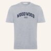 WOOD WOOD Bobby T-Shirt Herren, Grau