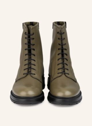 WOOLRICH Blubber Biker Boots Damen, Grün