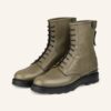 WOOLRICH Blubber Biker Boots Damen, Grün