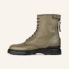 WOOLRICH Blubber Biker Boots Damen, Grün