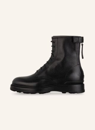 WOOLRICH Blubber Biker Boots Damen, Schwarz