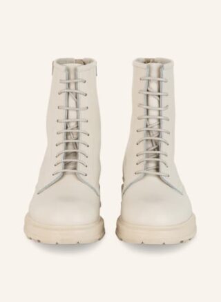 WOOLRICH Blubber Biker Boots Damen, Weiß