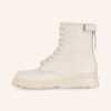 WOOLRICH Blubber Biker Boots Damen, Weiß