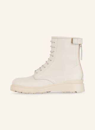 WOOLRICH Blubber Biker Boots Damen, Weiß