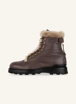 WOOLRICH Las Vegas Biker Boots Damen, Beige