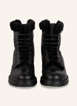 WOOLRICH Las Vegas Biker Boots Damen, Schwarz