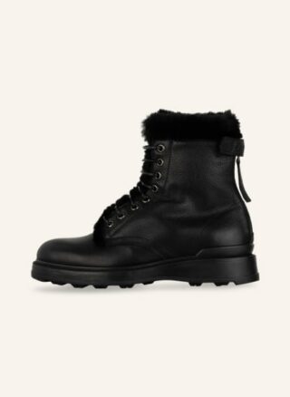 WOOLRICH Las Vegas Biker Boots Damen, Schwarz