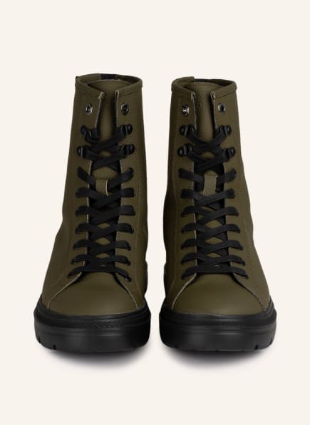 WOOLRICH Military Schnürboots Damen, Grün WOOLRICH Military Schnürboots Damen, Grün