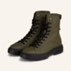 WOOLRICH Military Schnürboots Damen, Grün